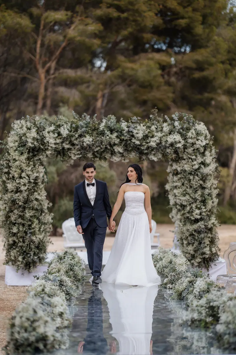 French Riviera · Détails de la table — mariage orchestré par MGEVENTI